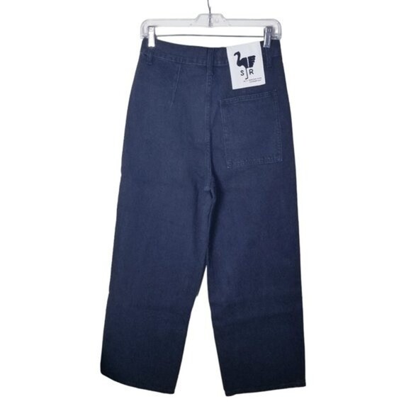 NEW Free People x Sandrine Rose Sz 25 Black Wide Curve Leg Jeans - Picture 4 of 14